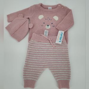 Carter's just one you 3pc baby girl outfit size 9M